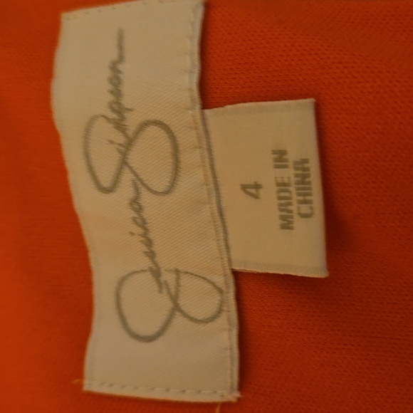 Jessica Simpson Coral And Black Maxi Dress Size 4 - Picture 8 of 10